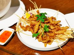 脆皮醋肉拼云吞-肴约·花园式餐厅(湖里店)