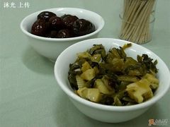 红枣和咸菜冬笋-春餐厅