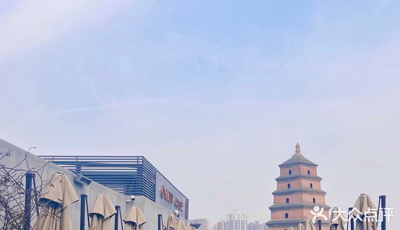 最西安的空中花园，靠近大雁塔的咖啡厅[胜利]