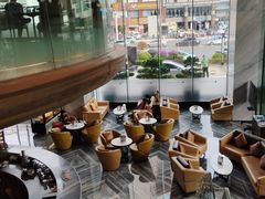 -深圳温德姆至尊酒店·大堂吧·户外花园