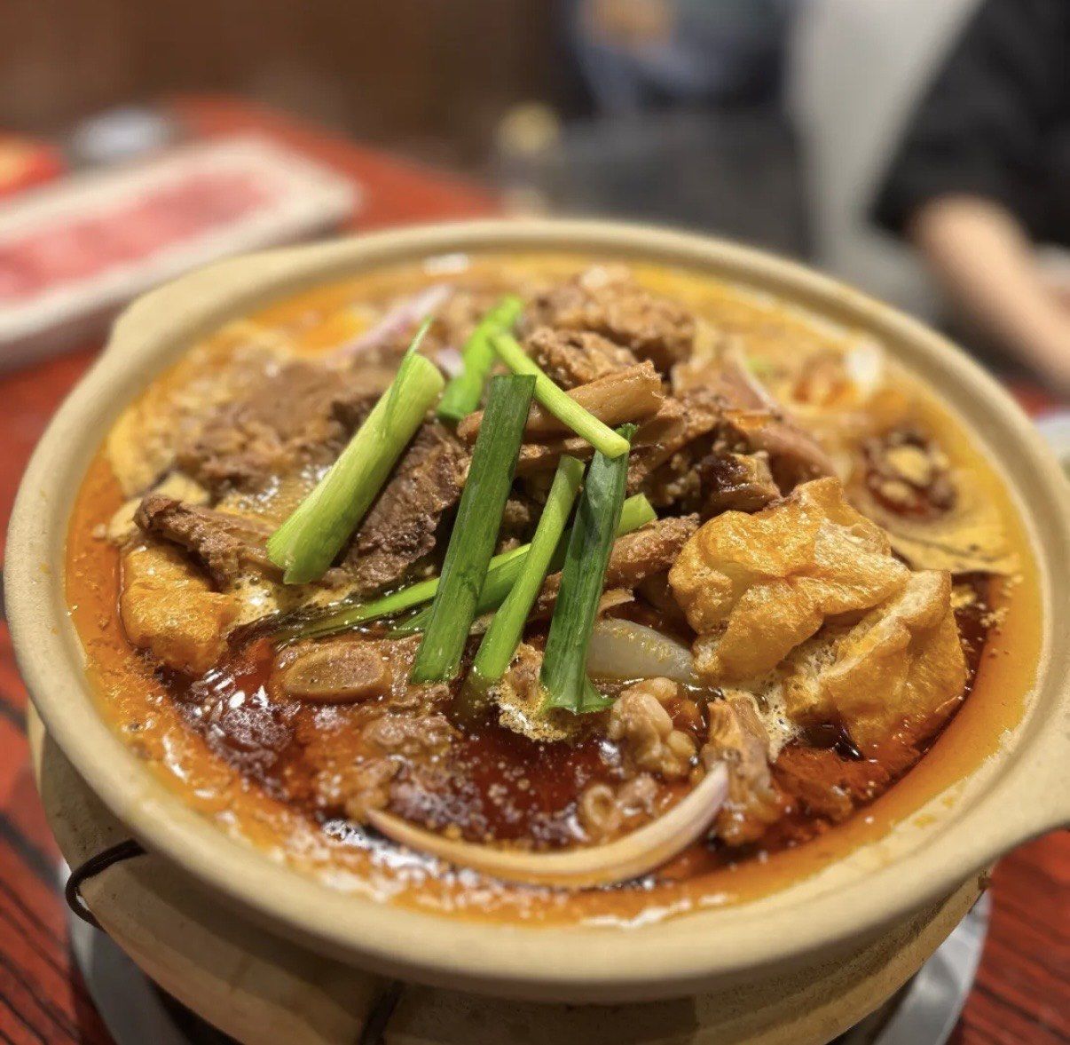 一定要点原味的哦#牛肉煲 #牛腩牛杂