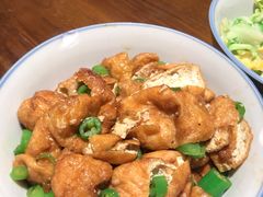 青椒炒油豆腐-农耕记·湖南土菜(halo广场店)