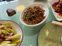 素青椒肉丝-长春观斋补堂素菜馆