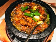 石锅杭椒牛蛙-桂满陇-西湖船宴(西单大悦城店)