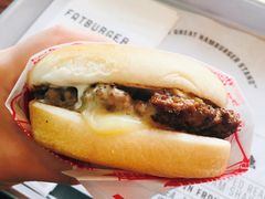 蘑菇牛肉汉堡-FATBURGER 特富客汉堡(外交公寓店)
