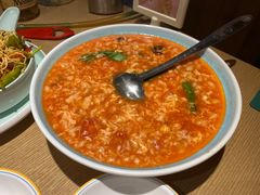 番茄鸡蛋疙瘩汤-街角等你.大连海鲜烧烤.经典铁板海鲜串(西安路店)