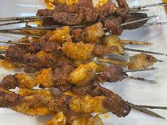 鹤岗特色牛肉肥瘦相间的特香-老何太太鹤岗小串·团建聚餐(龙华店)