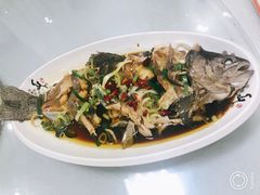 火山鱼-镜泊湖聚仙楼鱼馆