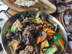 -海派美食·家宴海鲜青岛菜·石锅鲽鱼头(东方城店)