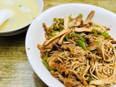 青椒干子肉丝干拌面-高邮面馆(明瓦廊店)