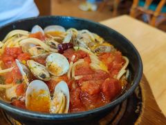 番茄花蛤汤面-萨莉亚意式餐厅(南京环亚凯瑟琳广场店)