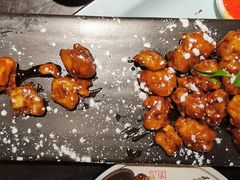 雪花糖醋里脊-绿茶餐厅(松江万达店)