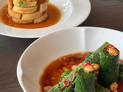 腊八豆拌番薯苗-广州柏悦酒店·悦景轩·粤菜餐厅