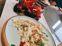 蛋白炒龙虾肉-聚福宝合苑食府(南头镇店)