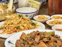 葱爆羊肉-长安后宰门水盆羊肉(新都心店)