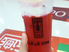 奶酪玫瑰覆盆子-LELECHA乐乐茶(上海五角场万达广场店)
