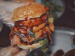 墨西哥辣椒牛肉汉堡-bluefrog蓝蛙(皇庭广场店)