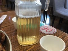 大麦茶-味之朝·烤盘牛肉·松兰拌饭
