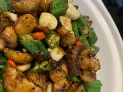 山药烧香菇-李家猪蹄融合菜馆(河松街店)