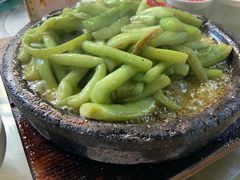 铁板鲜芋梗-农厨好味·温泉鹅·农家菜