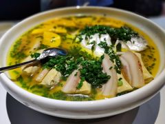 葱油东海鲳鱼拼鲜肉黑松露百叶包-玫瑰厅上海菜(兴国路店)