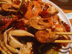 辣炒虾爬子-丹东立强海鲜烧烤·牛B大串(星海店)