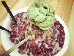 红豆抹茶刨冰-二斗栗子(西湖道店)
