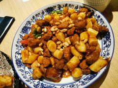 松子牛肉炒年糕-兔爸私家小厨(新北万达店)