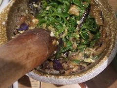 皮蛋青椒擂茄子-费大厨辣椒炒肉(皇庭广场店)