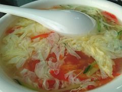 西红柿鸡蛋汤-李连贵酒家熏肉大饼(昆明街店)