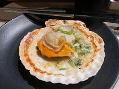 蒜蓉奶油大扇贝-义气烤肉餐吧(大族广场店)