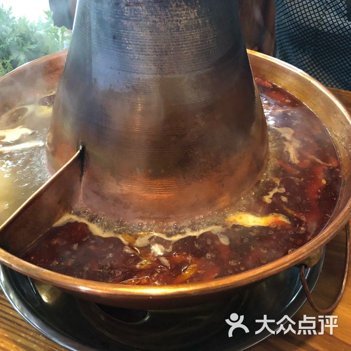 老北京铜锅涮肉鸳鸯锅底图片-北京老北京火锅-大众点评网