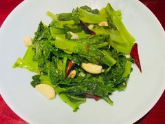 炝炒笋尖-窄巷子陕菜馆·地道陕西菜(粉巷店)