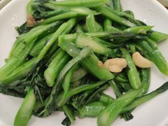 油渣炒菜心-美景家宴