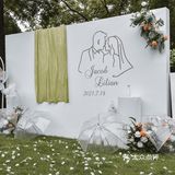 小预算草坪婚礼｜户外森系小清新