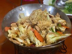 干锅花菜-品雅轩农家乐