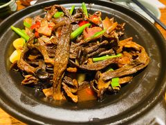 铁盘香煎黑牛肝菌-云海肴·汽锅鸡·云南菜(高德置地店)