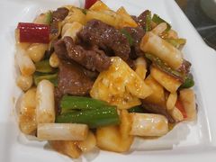 香菠藕尖炒牛肉-风味酒家(商业大道店)