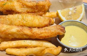 Beer-battered Fish and Chips