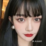 漫画刘海标配眼珠子，选的直径比较大的