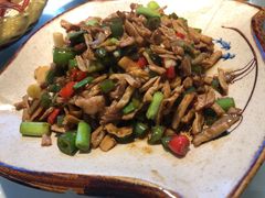 卜豆角炒肉-业华湘·特色菜