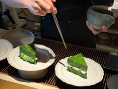 抹茶咖啡制作中-luutosa  cafe & tea 鹿兔山
