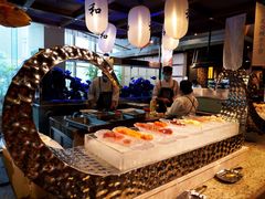 自助取餐区-怡咖啡海鲜自助餐厅(浦东香格里拉店)