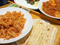 炸河虾拼荷叶饼-燕春楼(海河华鼎店)