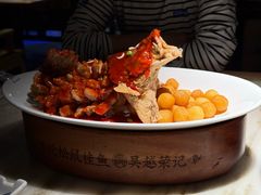 松鼠桂鱼-吴越荣记苏州菜·松鼠桂鱼100%活鱼现做(月光码头店)