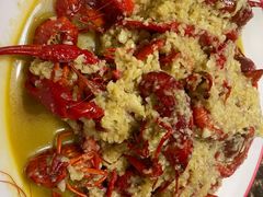 蒜泥龙虾中虾-香满锅老北京羊蝎子火锅·家常菜(新街口店)