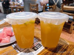 山茶花香柠茶-北丐先生·野馄饨烧烤(雨花万象店)