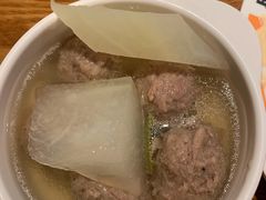 每次来都喝的冬瓜丸子汤-比格比萨自助(新辰里学清路店)