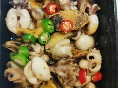 -东来菜馆•手抓海鲜家常菜•海鲜锅贴(鸽子窝店)