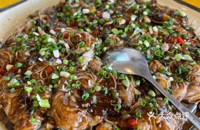 Steamed Razor Clam Intestines with Fermented Black Bean Sauce